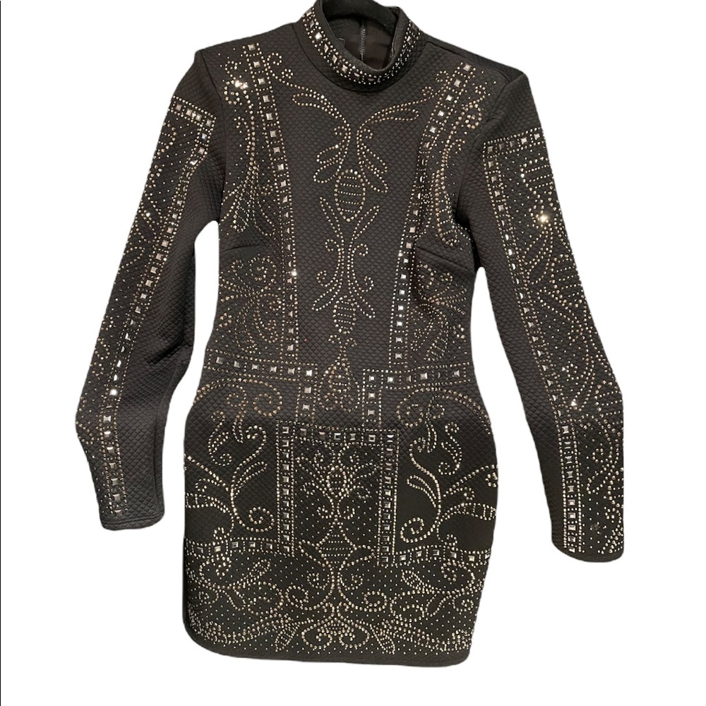 Bebe - bedazzled mini dress XS